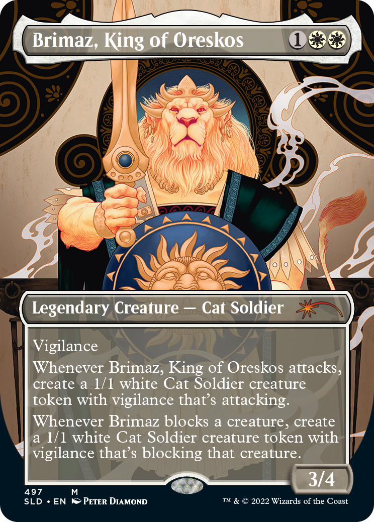 Brimaz, King of Oreskos (Borderless) [Secret Lair Drop Series] | Exor Games Truro