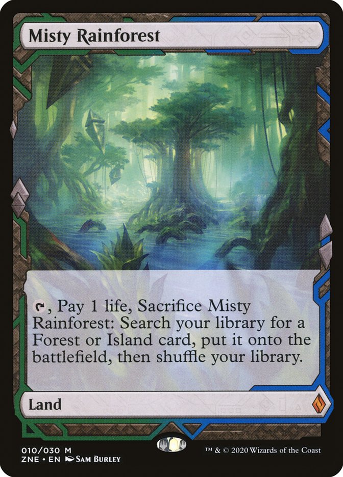 Misty Rainforest (Expeditions) [Zendikar Rising Expeditions] | Exor Games Truro