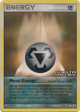 Metal Energy (107/113) (Stamped) [EX: Delta Species] | Exor Games Truro
