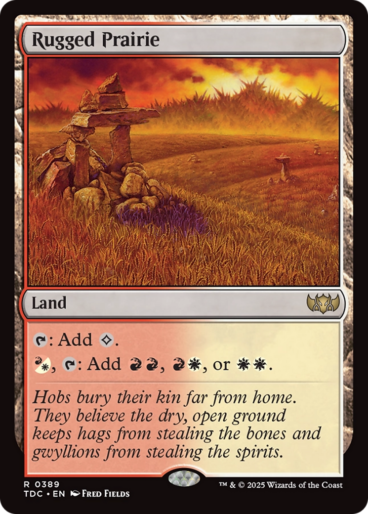 Rugged Prairie [Tarkir: Dragonstorm Commander] | Exor Games Truro