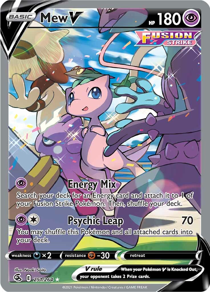 Mew V (251/264) [Sword & Shield: Fusion Strike] | Exor Games Truro