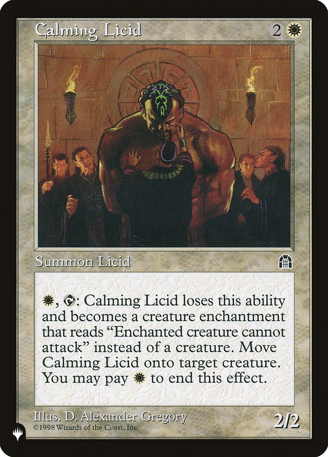Calming Licid [The List] | Exor Games Truro