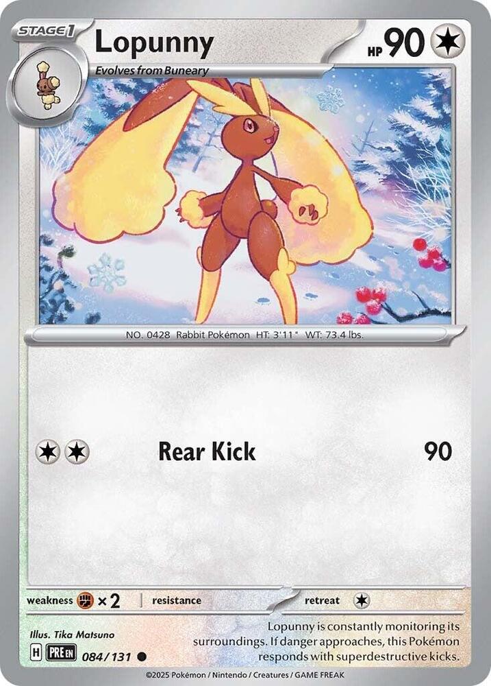 Lopunny (084/131) [Scarlet & Violet: Prismatic Evolutions] | Exor Games Truro