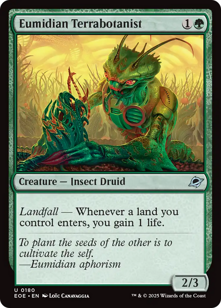 Eumidian Terrabotanist [Edge of Eternities] | Exor Games Truro