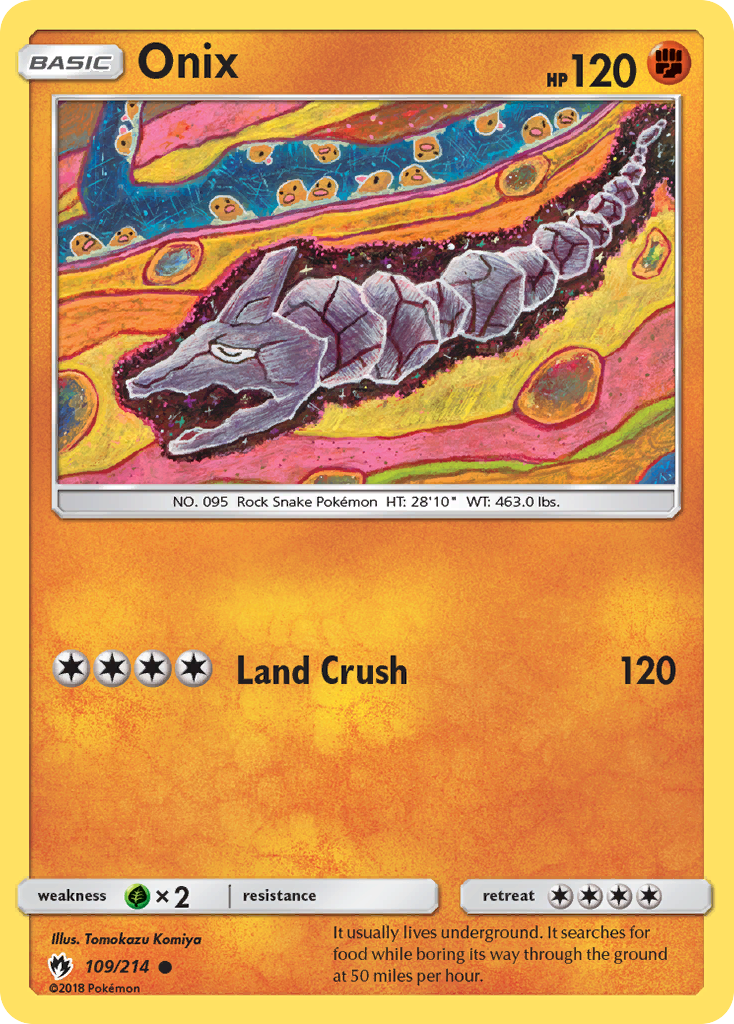 Onix (109/214) [Sun & Moon: Lost Thunder] | Exor Games Truro