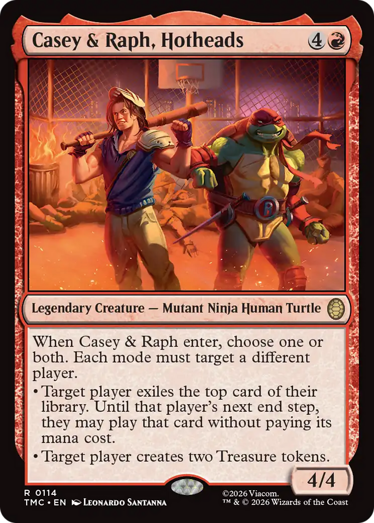 Casey & Raph, Hotheads [Teenage Mutant Ninja Turtles Commander] | Exor Games Truro