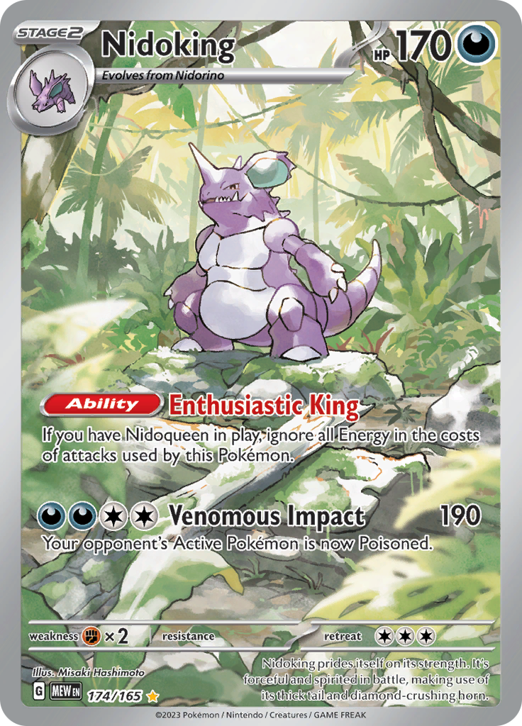 Nidoking (174/165) [Scarlet & Violet: 151] | Exor Games Truro