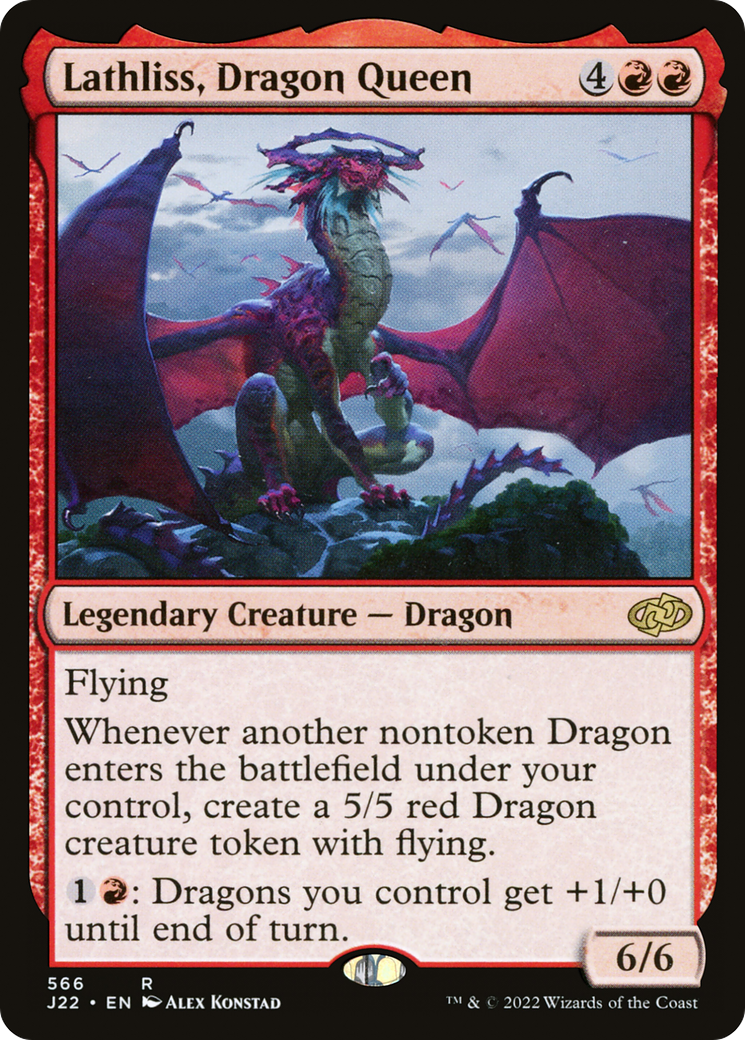 Lathliss, Dragon Queen [Jumpstart 2022] | Exor Games Truro