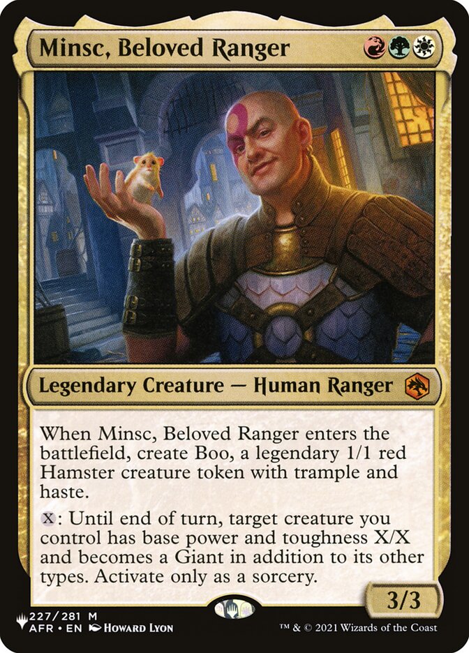 Minsc, Beloved Ranger [The List] | Exor Games Truro