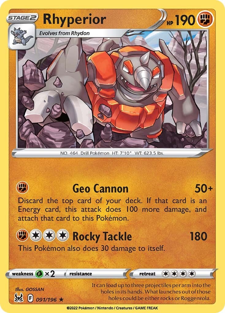 Rhyperior (091/196) [Sword & Shield: Lost Origin] | Exor Games Truro