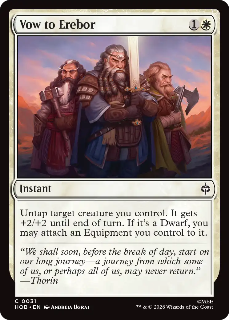 Vow to Erebor [The Hobbit] | Exor Games Truro