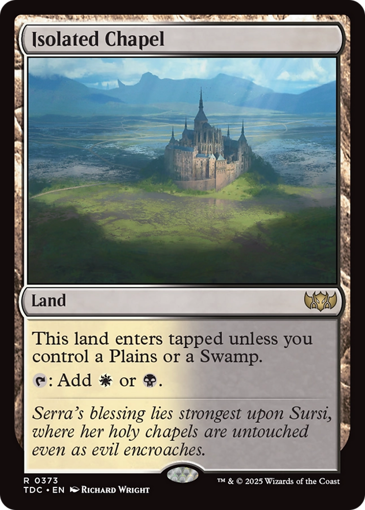 Isolated Chapel [Tarkir: Dragonstorm Commander] | Exor Games Truro