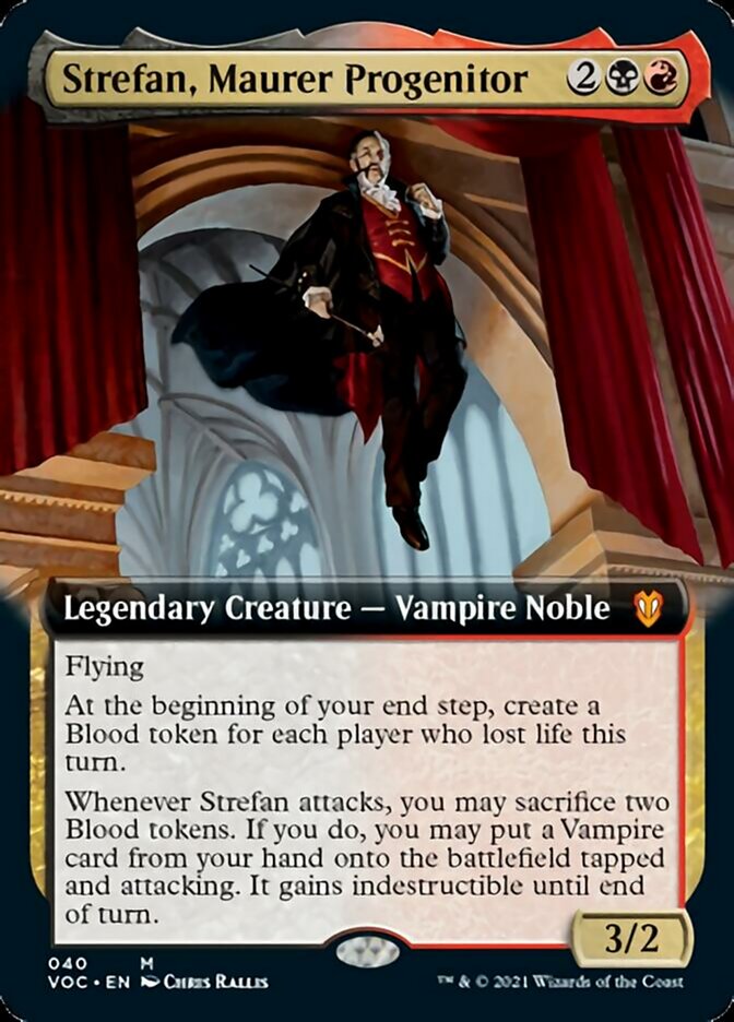 Strefan, Maurer Progenitor (Extended Art) [Innistrad: Crimson Vow Commander] | Exor Games Truro