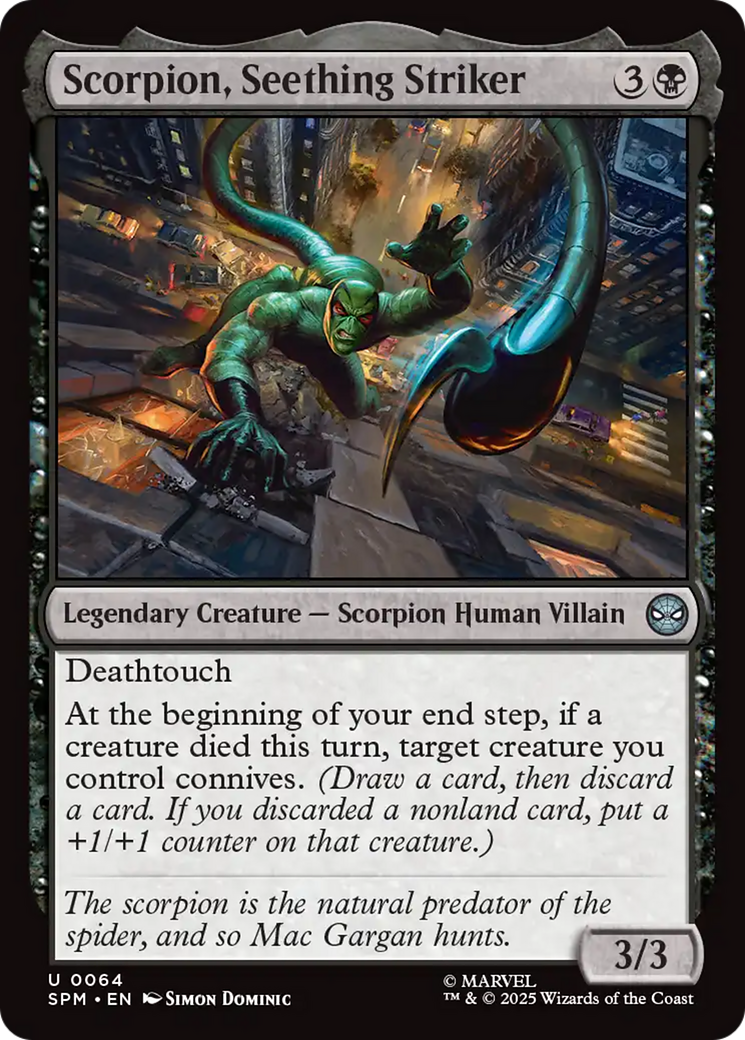 Scorpion, Seething Striker [Marvel's Spider-Man] | Exor Games Truro