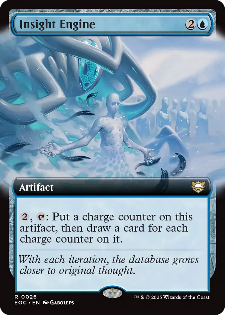 Insight Engine (Extended Art) [Edge of Eternities Commander] | Exor Games Truro