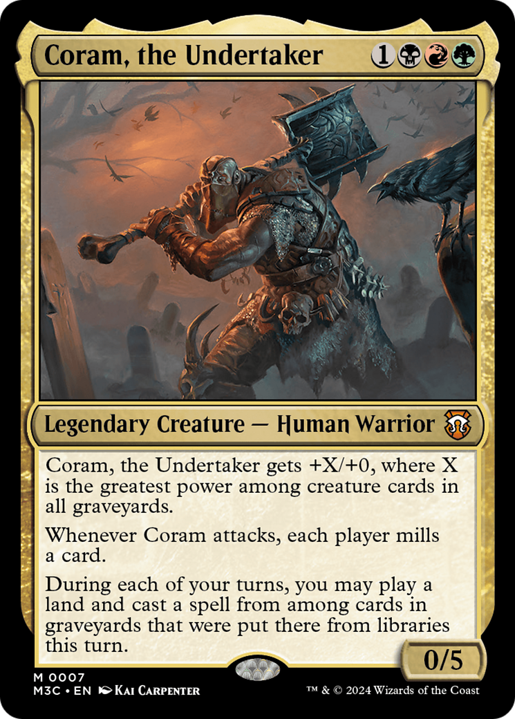 Coram, the Undertaker [Modern Horizons 3 Commander] | Exor Games Truro