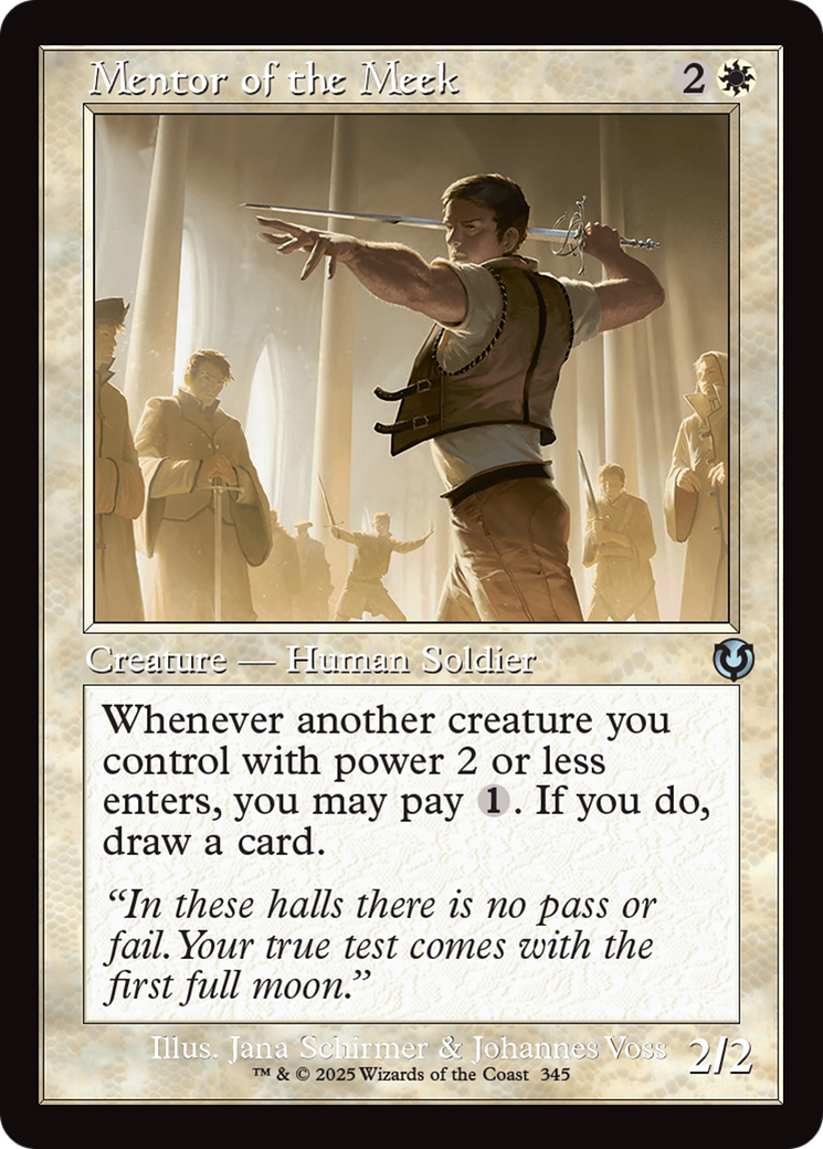 Mentor of the Meek (Retro Frame) [Innistrad Remastered] | Exor Games Truro