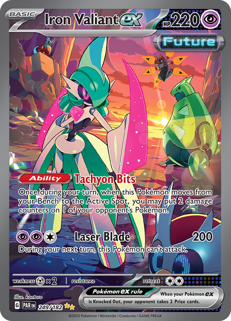 Iron Valiant ex (249/182) [Scarlet & Violet: Paradox Rift] | Exor Games Truro