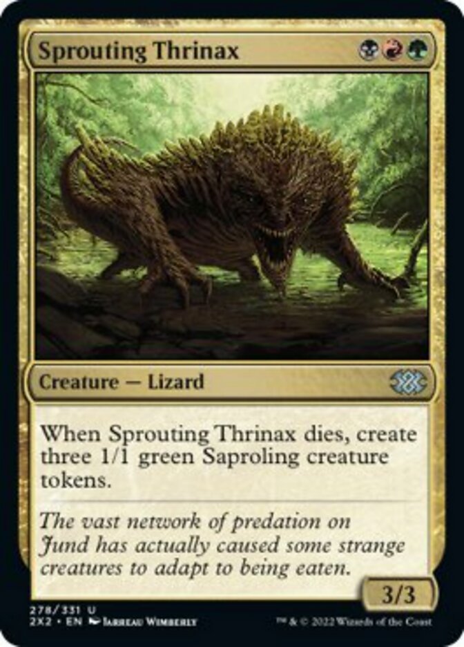 Sprouting Thrinax [Double Masters 2022] | Exor Games Truro