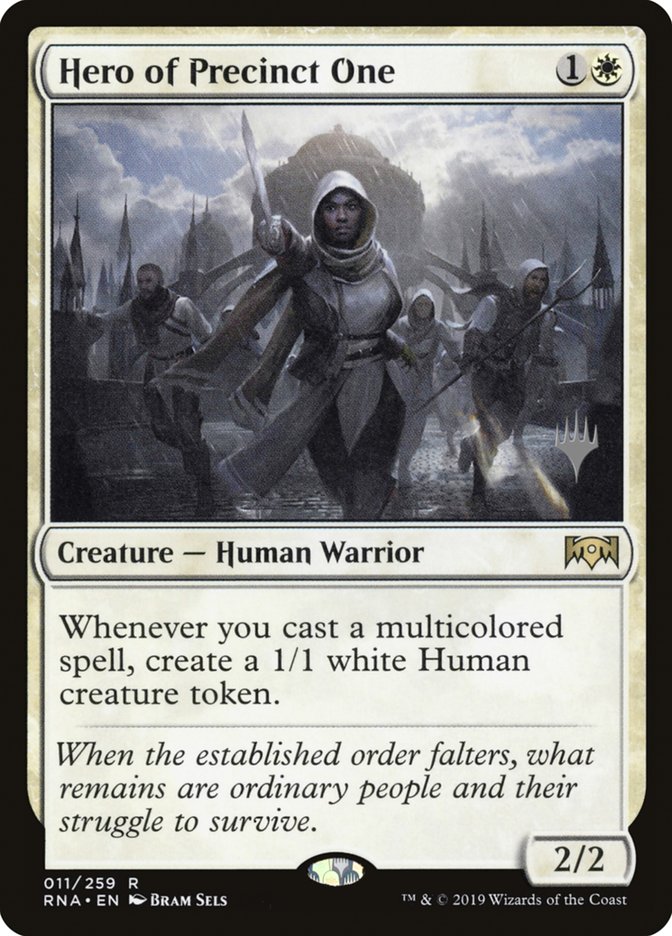 Hero of Precinct One (Promo Pack) [Ravnica Allegiance Promos] | Exor Games Truro