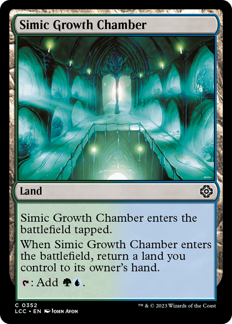Simic Growth Chamber [The Lost Caverns of Ixalan Commander] | Exor Games Truro