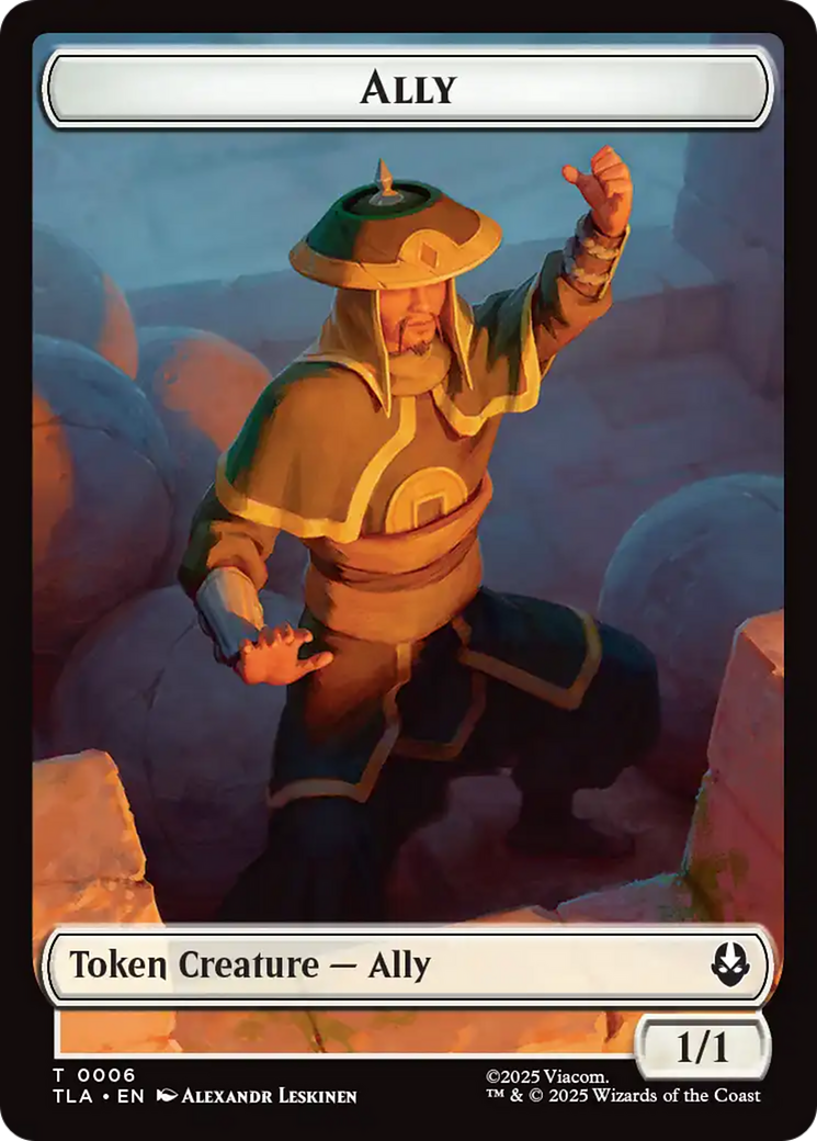 Ally (0006) // Bear Double-Sided Tokens [Avatar: The Last Airbender Tokens] | Exor Games Truro