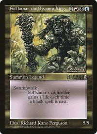 Sol'kanar the Swamp King (Oversized) [Oversize Cards] | Exor Games Truro