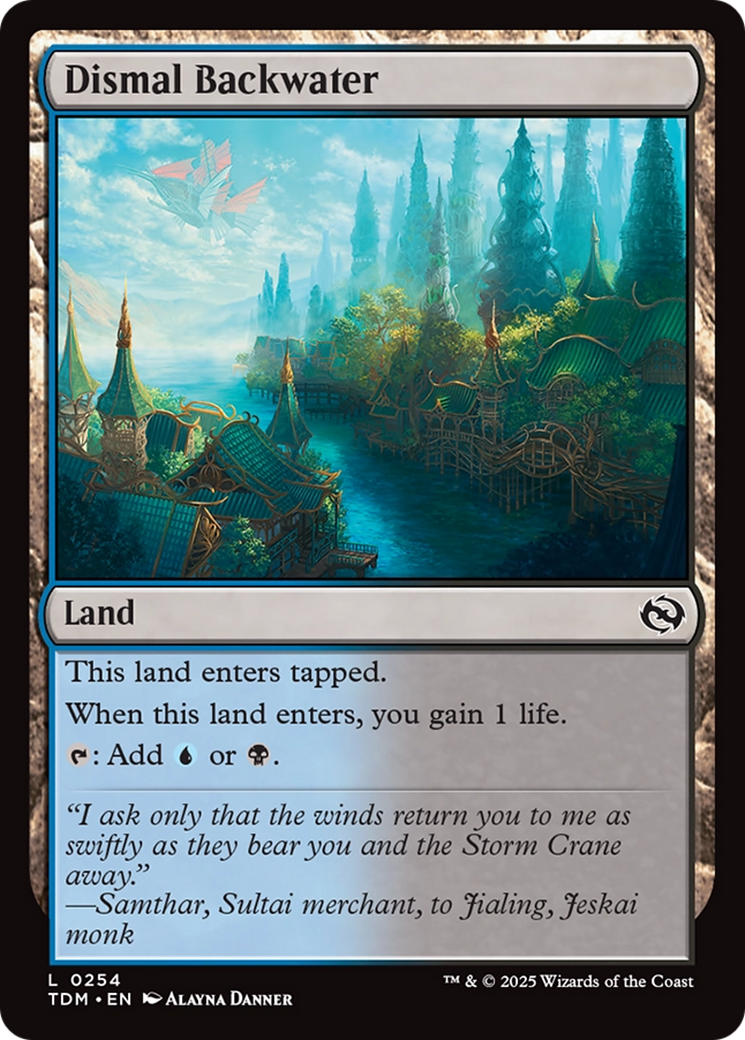 Dismal Backwater [Tarkir: Dragonstorm] | Exor Games Truro