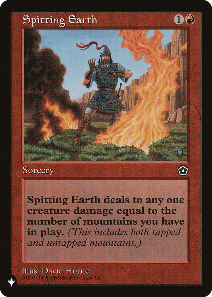 Spitting Earth [The List Reprints] | Exor Games Truro