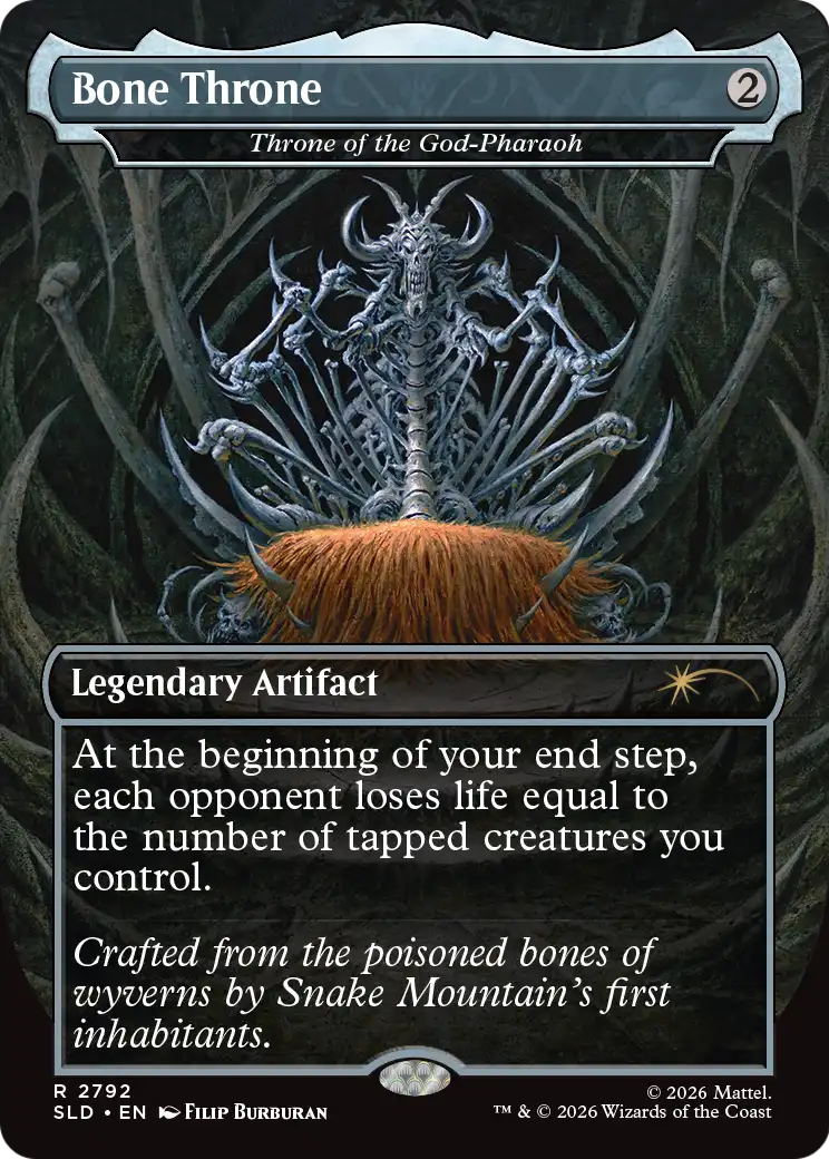 Bone Throne - Throne of the God-Pharaoh [Secret Lair Drop Series] | Exor Games Truro
