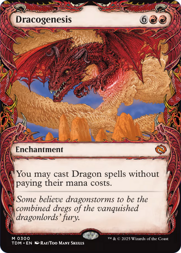 Dracogenesis (0300) (Showcase) [Tarkir: Dragonstorm] | Exor Games Truro