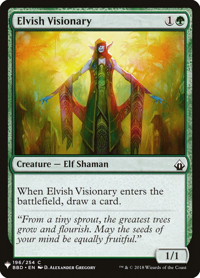 Elvish Visionary [Mystery Booster] | Exor Games Truro