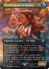 Elrond, Master of Healing (Borderless Alternate Art) [The Lord of the Rings: Tales of Middle-Earth] | Exor Games Truro