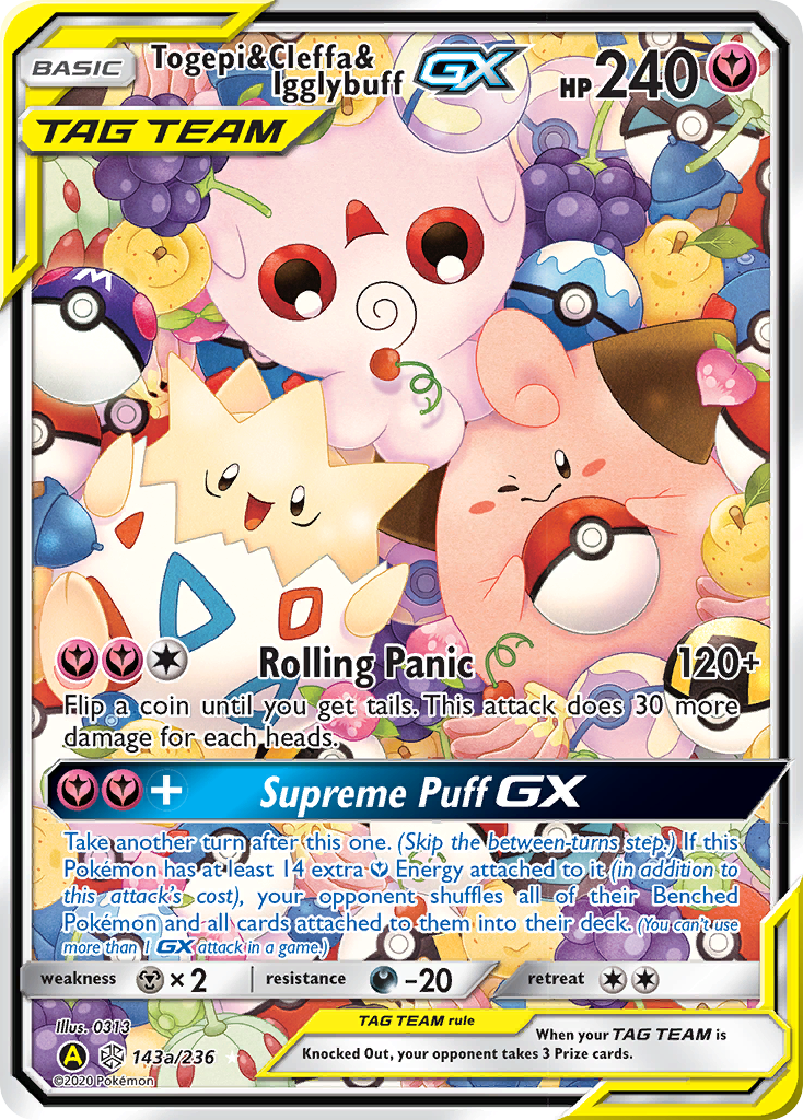 Togepi & Cleffa & Igglybuff GX (143a/236) [Alternate Art Promos] | Exor Games Truro