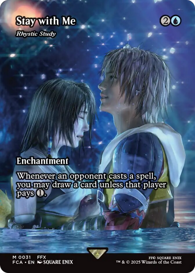 Stay with Me - Rhystic Study (Showcase) [FINAL FANTASY : Through the Ages] | Exor Games Truro