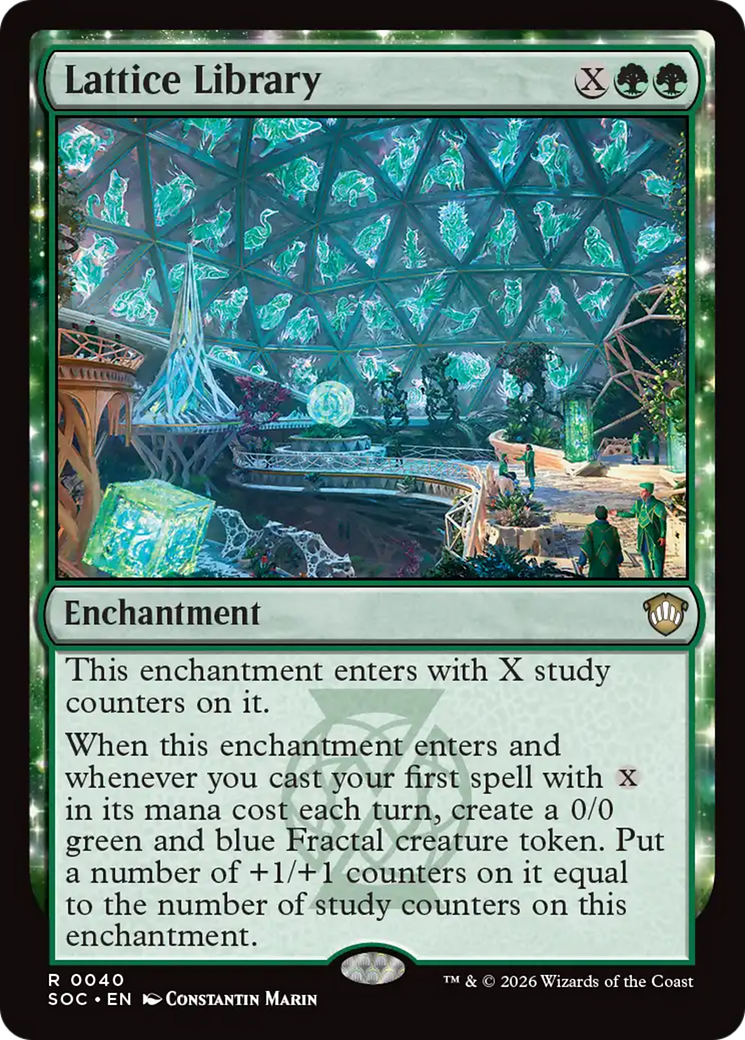 Lattice Library [Secrets of Strixhaven Commander] | Exor Games Truro