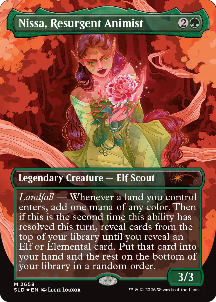 Nissa, Resurgent Animist [Secret Lair Drop Series] | Exor Games Truro
