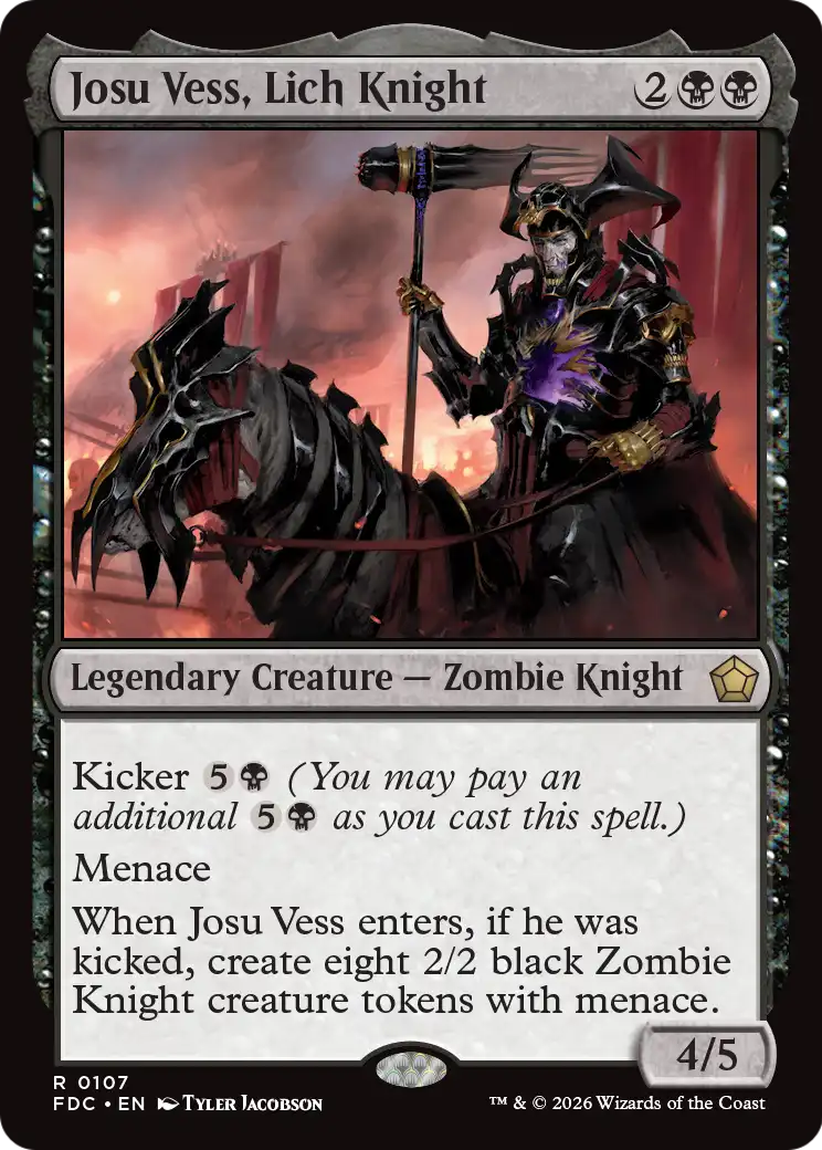 Josu Vess, Lich Knight [Foundations Commander] | Exor Games Truro