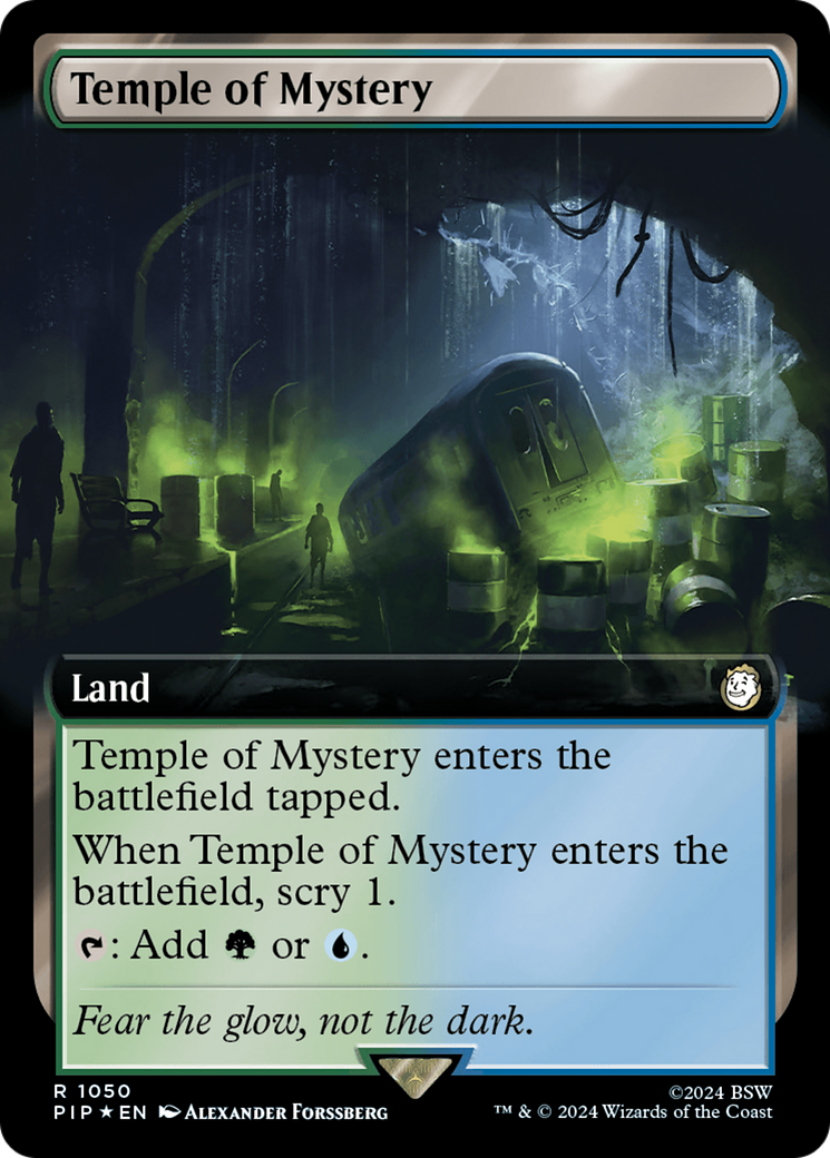 Temple of Mystery (Extended Art) (Surge Foil) [Fallout] | Exor Games Truro