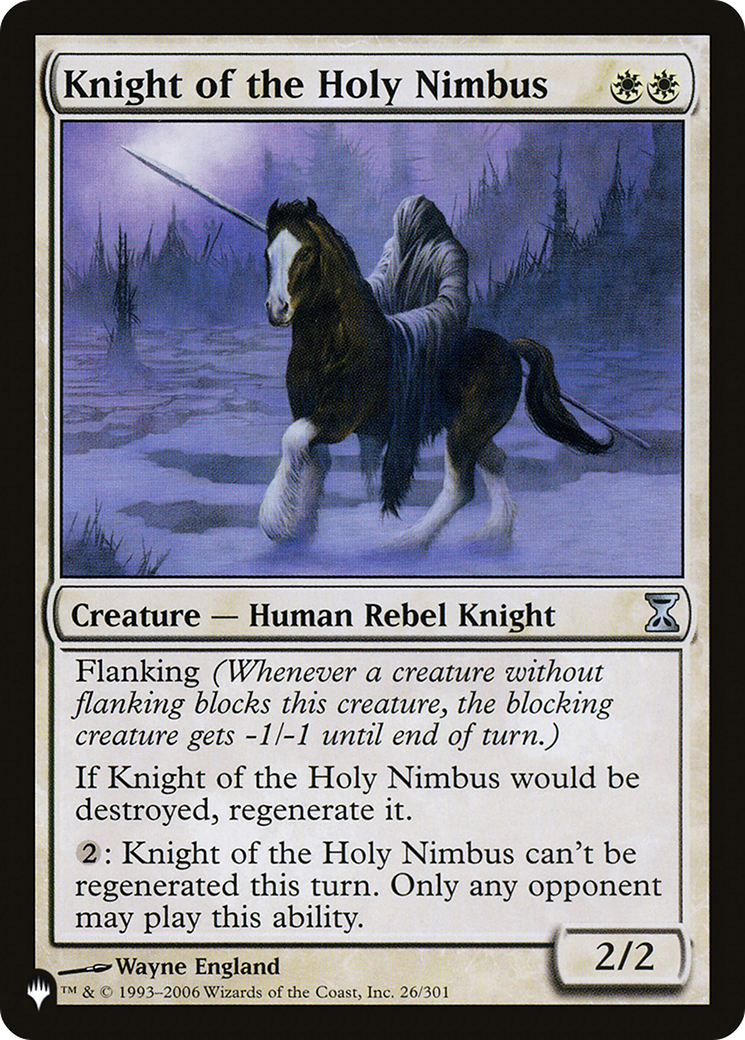 Knight of the Holy Nimbus [The List Reprints] | Exor Games Truro