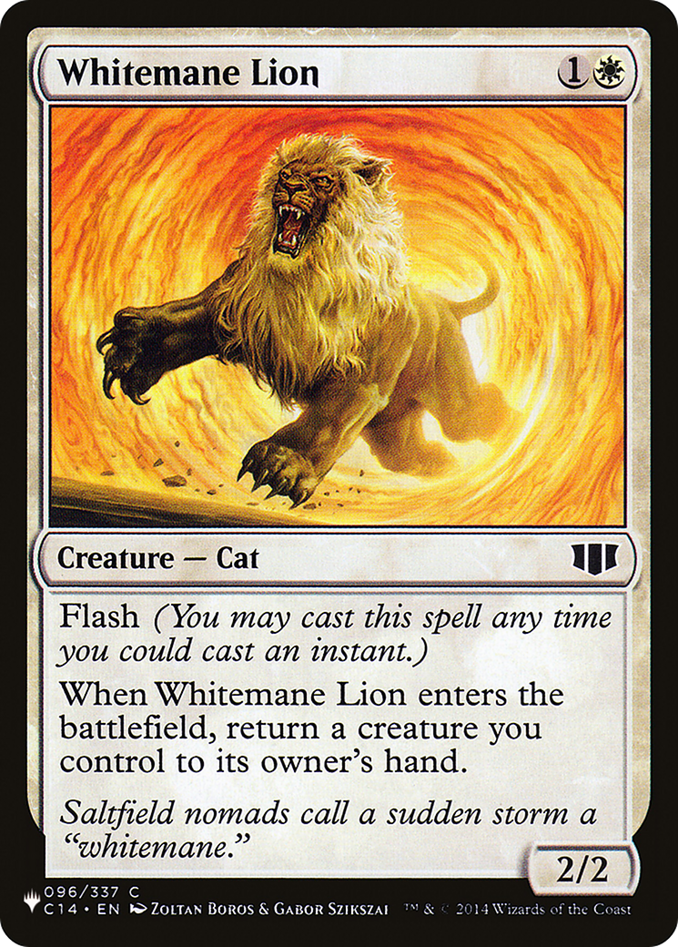 Whitemane Lion (PLC) [The List] | Exor Games Truro