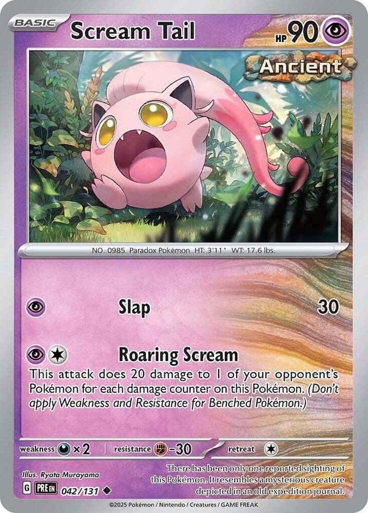 Scream Tail (042/131) [Scarlet & Violet: Prismatic Evolutions] | Exor Games Truro