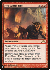 Five-Alarm Fire [The List] | Exor Games Truro