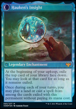 Jacob Hauken, Inspector // Hauken's Insight [Innistrad: Crimson Vow Prerelease Promos] | Exor Games Truro
