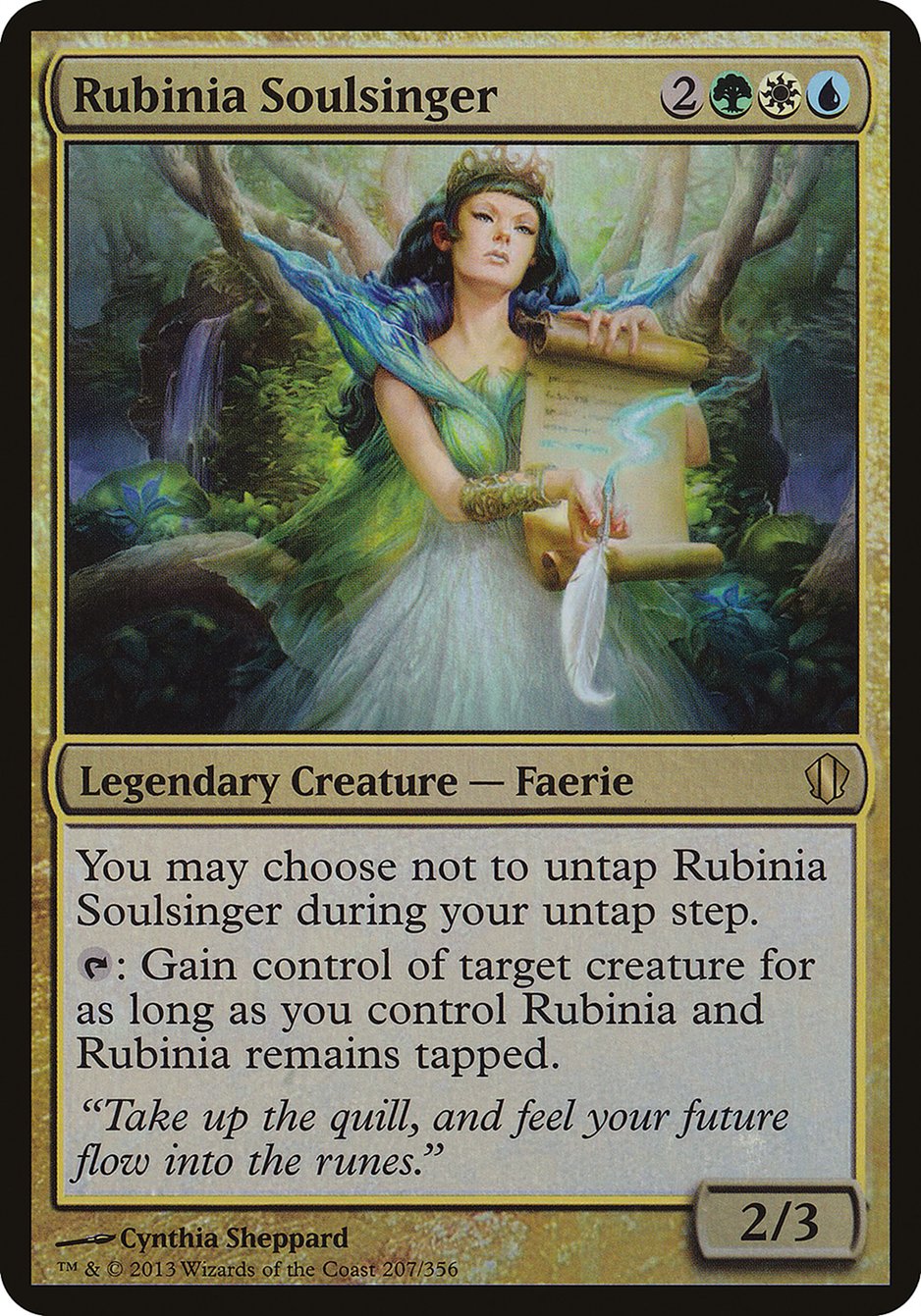 Rubinia Soulsinger (Oversized) [Commander 2013 Oversized] | Exor Games Truro