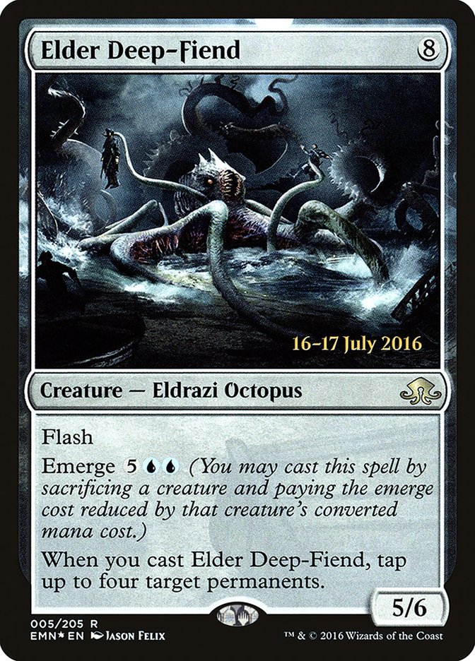 Elder Deep-Fiend [Eldritch Moon Prerelease Promos] | Exor Games Truro