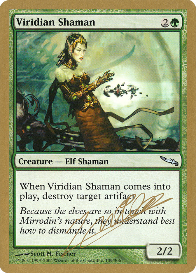 Viridian Shaman (Julien Nuijten) [World Championship Decks 2004] | Exor Games Truro