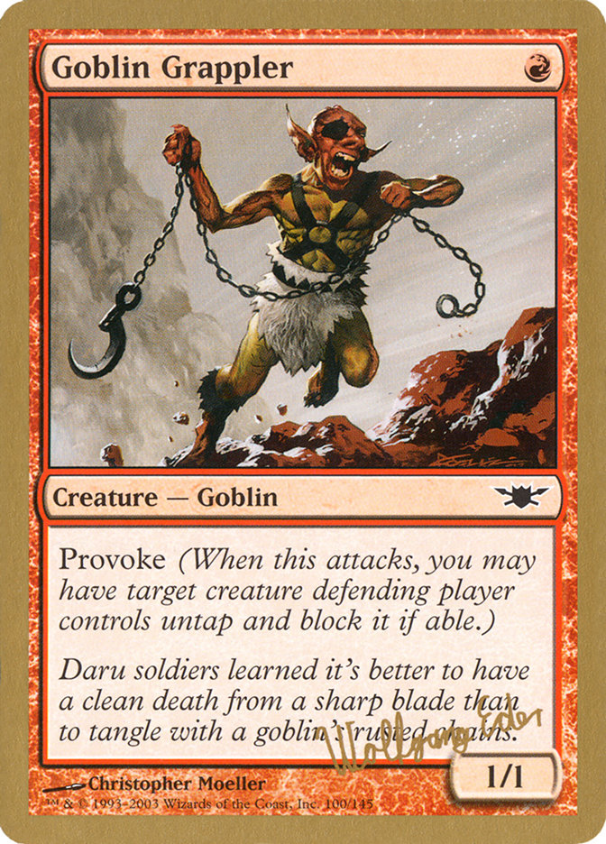 Goblin Grappler (Wolfgang Eder) [World Championship Decks 2003] | Exor Games Truro