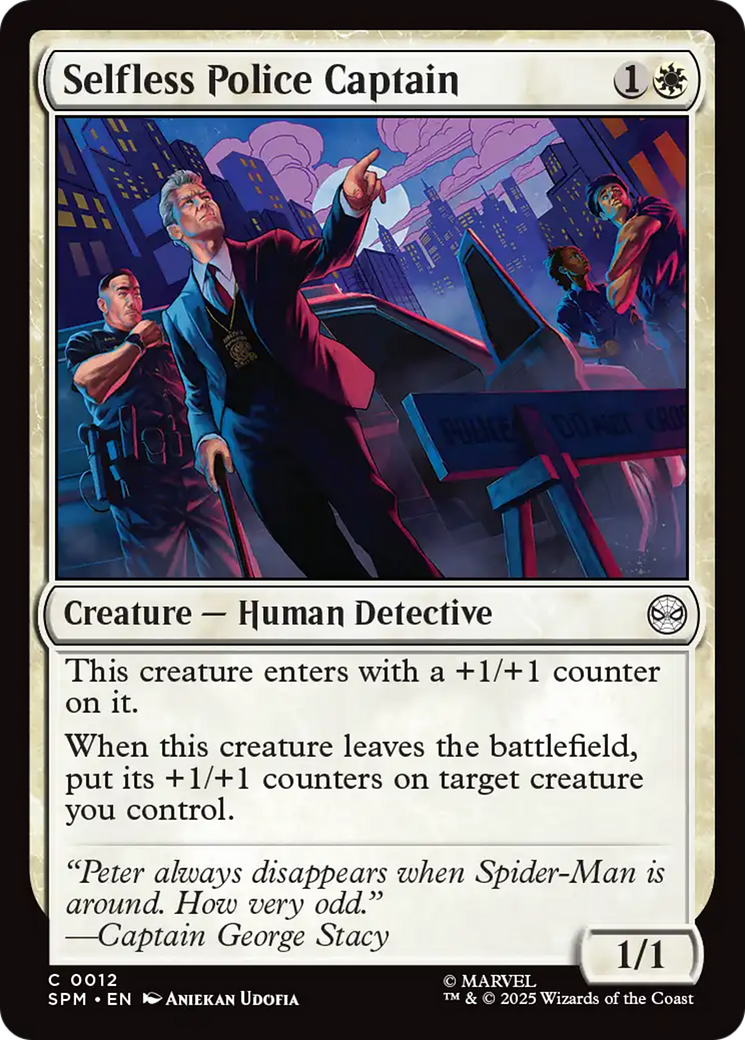 Selfless Police Captain [Marvel's Spider-Man] | Exor Games Truro