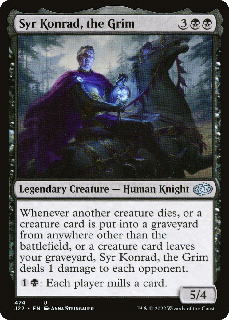 Syr Konrad, the Grim [Jumpstart 2022] | Exor Games Truro